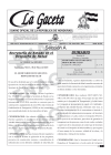 La Gaceta N° 36,278 del 11 de julio de 2023